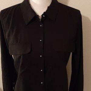Calvin Klein button down blouse